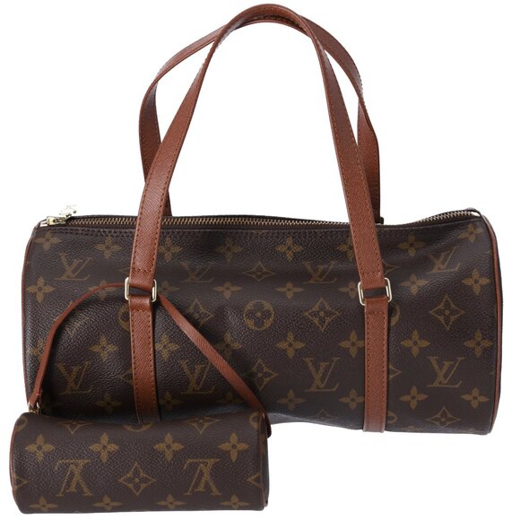 Louis Vuitton Papillon 30 Monogram Handbag M51365 Canvas + Pouch - Picture 1 of 8